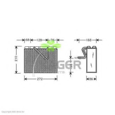 Испаритель, кондиционер KAGER 94-5287