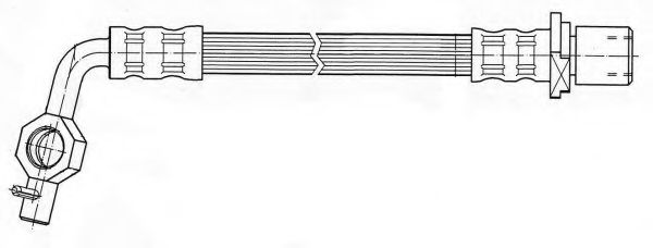 Тормозной шланг KAWE 511947