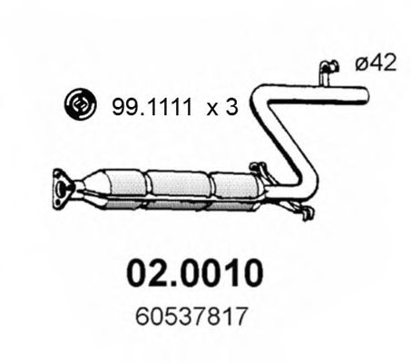 Катализатор ASSO 02.0010