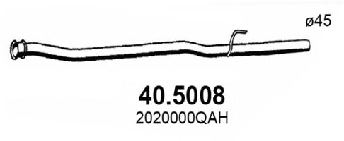 Труба выхлопного газа ASSO 40.5008