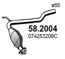 Предглушитель выхлопных газов ASSO 58.2004