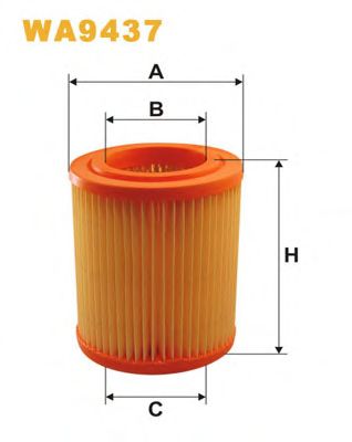 Воздушный фильтр WIX FILTERS WA9437