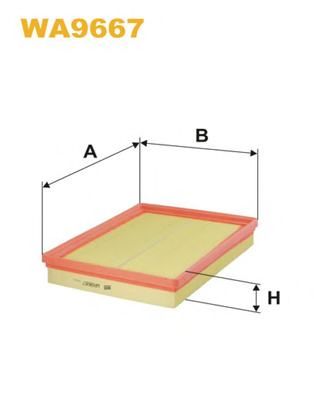 Воздушный фильтр WIX FILTERS WA9667