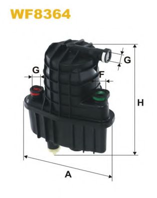 Топливный фильтр WIX FILTERS WF8364