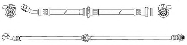 Тормозной шланг CEF 514574