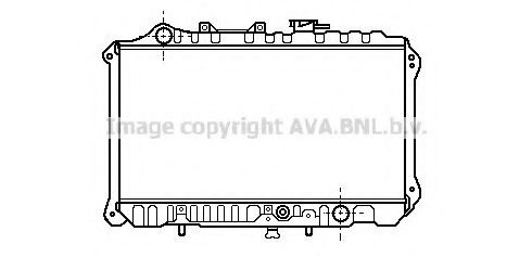 Радиатор, охлаждение двигателя GERI 25629