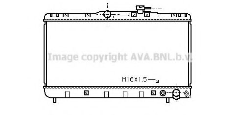 Радиатор, охлаждение двигателя PRASCO TO2145