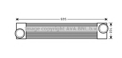 Интеркулер PRASCO BW4346