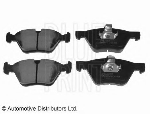 Комплект тормозных колодок, дисковый тормоз BLUE PRINT ADA104229