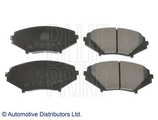 Комплект тормозных колодок, дисковый тормоз BLUE PRINT ADM542101