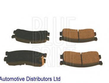 Комплект тормозных колодок, дисковый тормоз BLUE PRINT ADM54271