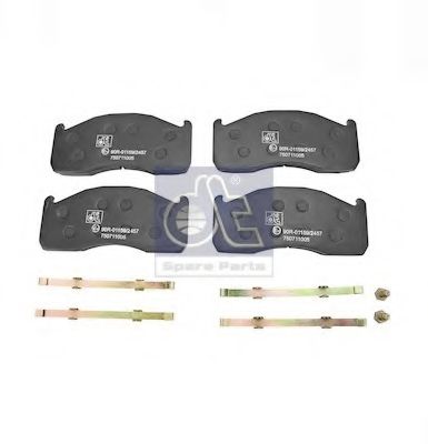 Комплект тормозных колодок, дисковый тормоз DT 2.94073