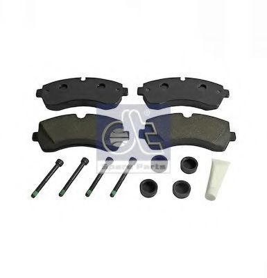 Комплект тормозных колодок, дисковый тормоз DT 4.90939
