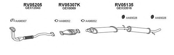 Система выпуска ОГ VENEPORTE 060006
