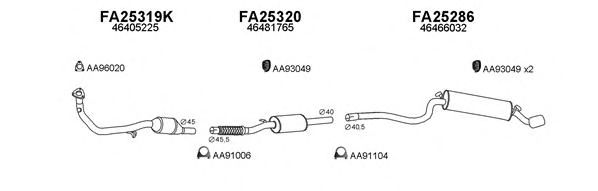 Система выпуска ОГ VENEPORTE 250028