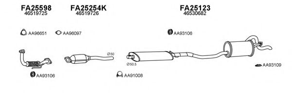 Система выпуска ОГ VENEPORTE 250135