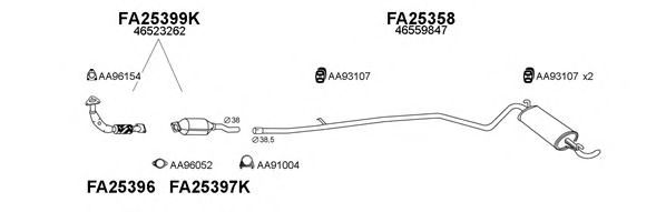 Система выпуска ОГ VENEPORTE 250163