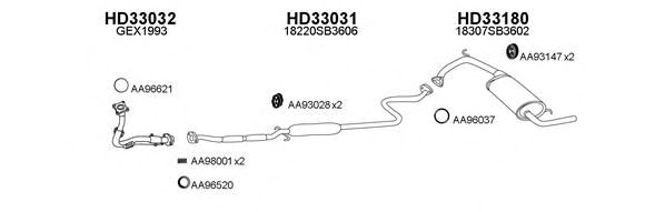Система выпуска ОГ VENEPORTE 330083