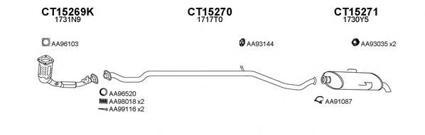 Система выпуска ОГ VENEPORTE 450005