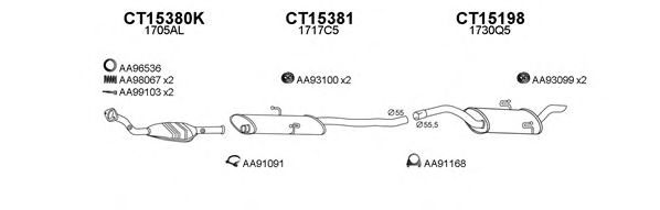 Система выпуска ОГ VENEPORTE 450158