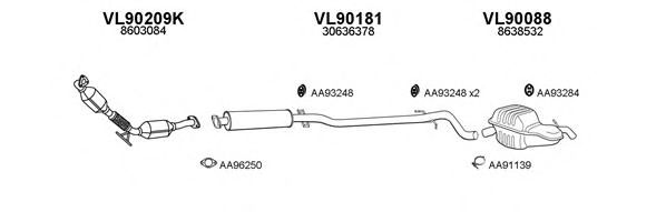 Система выпуска ОГ VENEPORTE 900067
