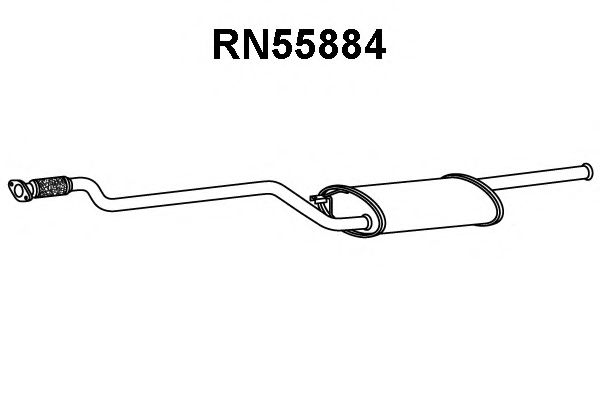 Предглушитель выхлопных газов VENEPORTE RN55884