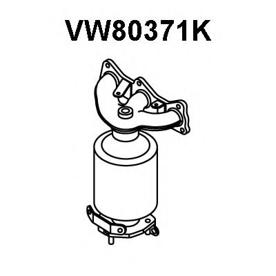 Катализатор коллектора VENEPORTE VW80371K