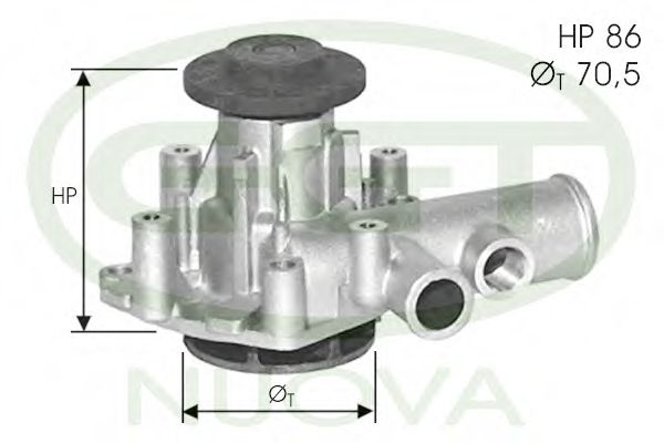 Водяной насос GGT PA00023
