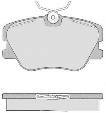 Комплект тормозных колодок, дисковый тормоз RAICAM RA.0322.1