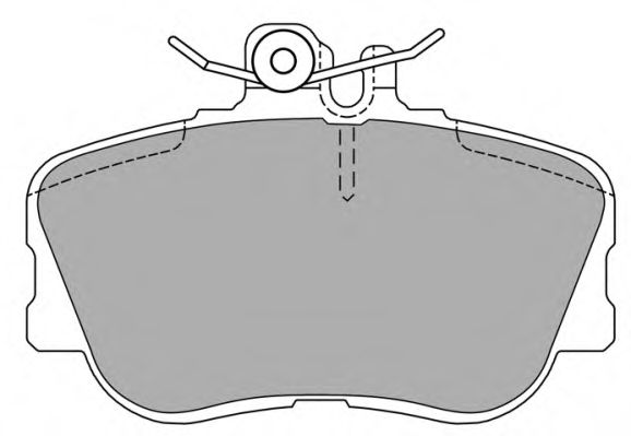 Комплект тормозных колодок, дисковый тормоз FREMAX FBP-0905