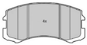 Комплект тормозных колодок, дисковый тормоз FREMAX 24291