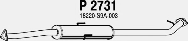Средний глушитель выхлопных газов MTS 50342