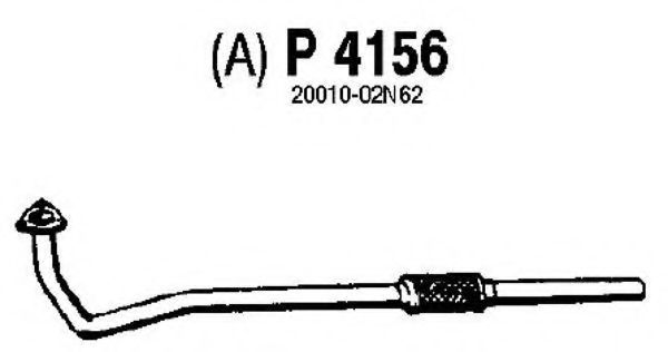 Труба выхлопного газа FENNO P4156