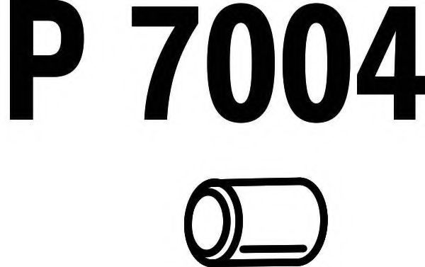 Труба выхлопного газа FENNO P7004