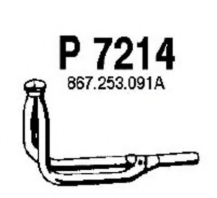 Труба выхлопного газа FENNO P7214