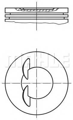 Поршень PERFECT CIRCLE 56 08498 0