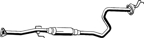 Средний глушитель выхлопных газов ASMET 13.007