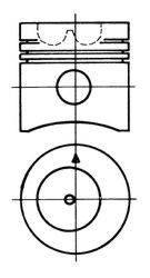 Поршень KOLBENSCHMIDT 105118