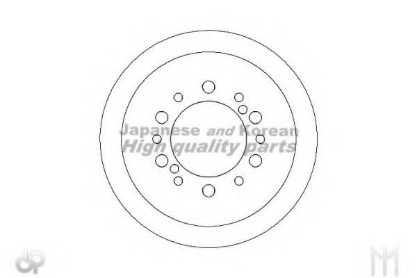 Тормозной барабан ASHUKI 1020-5102