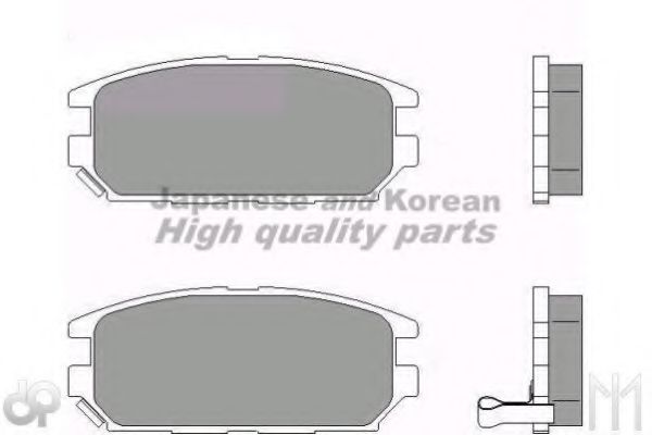 Комплект тормозных колодок, дисковый тормоз ASHUKI C012-08A