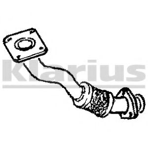 Труба выхлопного газа KLARIUS 301277