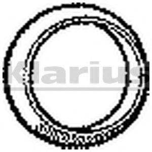Прокладка, труба выхлопного газа KLARIUS 410406