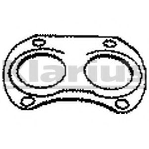Прокладка, труба выхлопного газа KLARIUS BLG38