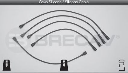 Комплект проводов зажигания BRECAV 06427
