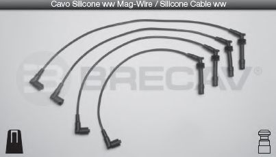 Комплект проводов зажигания BRECAV 09541