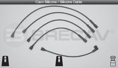 Комплект проводов зажигания BRECAV 12405