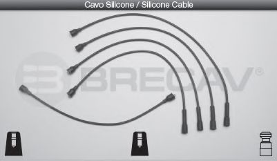 Комплект проводов зажигания BRECAV 15500