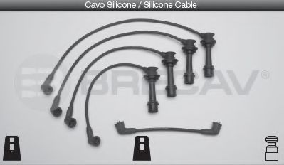 Комплект проводов зажигания BRECAV 33.538