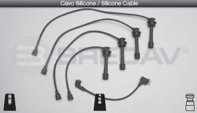 Комплект проводов зажигания BRECAV 33539