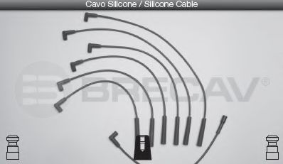 Комплект проводов зажигания BRECAV 42502